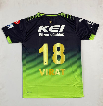 Royal Challengers Bengaluru Green Half sleeve 2025 Jersey