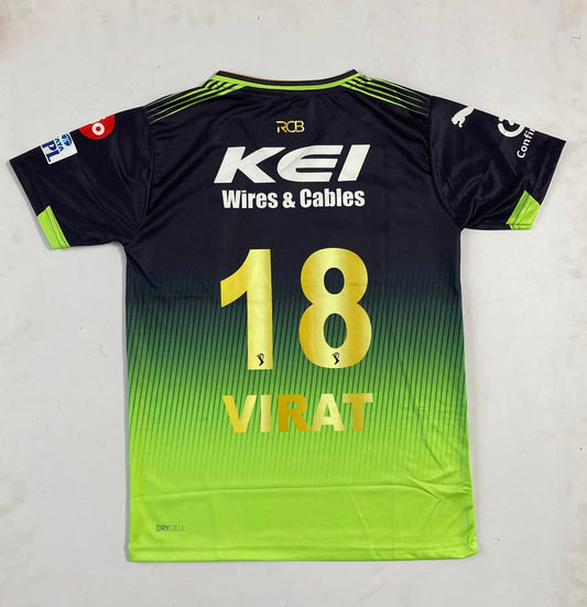Royal Challengers Bengaluru Green Half sleeve 2025 Jersey